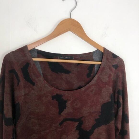 Nally & Millie Fall Muted Color Warm Sheath Sweater Dress - Picture 3 of 10